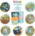 Animals Around The World Round Jigsaw Puzzle, 150 Pieces for Children Ages 5-8, 100% Recycled Card