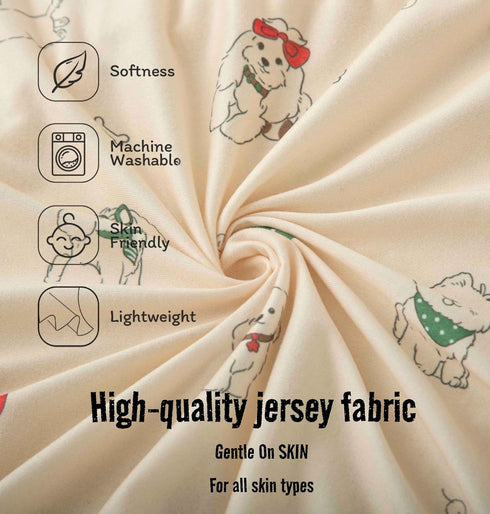 2 Pack 32 16 4 inches SDY Dog Bassinet Sheets Boys Girls,Fit for Rectangle, Round, Oval, Hourglass Mattress, Flexible