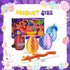 12pcs 3D Impossmaker Printed Dragon Eggs, Cool Articulated Crystal Dragon Toys for Boys Kids Teen, Surprise Dinosaur