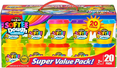 20 Pack CRA-Z-Art Giant Color Craze Dough