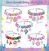 Charm Bracelet Making Kit & Unicorn/Mermaid Girl Toy - Ideal Crafts for Ages 8-12 Girls to Inspire Imagination