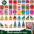 50PCS 2025 Set 4-8 3+ Enjoyjoy Mini Magnetic Tiles - Travel Magnet Tiles Portable On-The-Go Magnetic Tiles for Kids