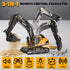 3 1 680, 3+ GraceDuck Remote Control Excavator Toys for Boys, in RC Excavator Toy with Alloy Bucket, Rock Breaker