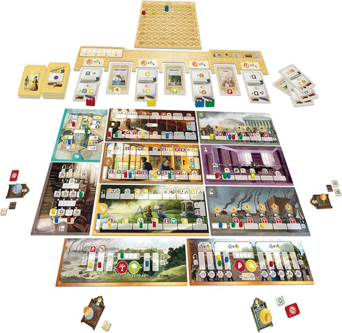 Capstone Games Rise, City Building Game, Ages 14+, 2-4 Players, 60 Mins