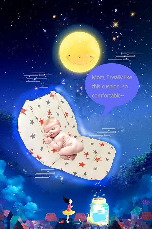 Twoworld Baby High Chair Seat Cushion Liner Mat Pad Cover, Breathable Star Design