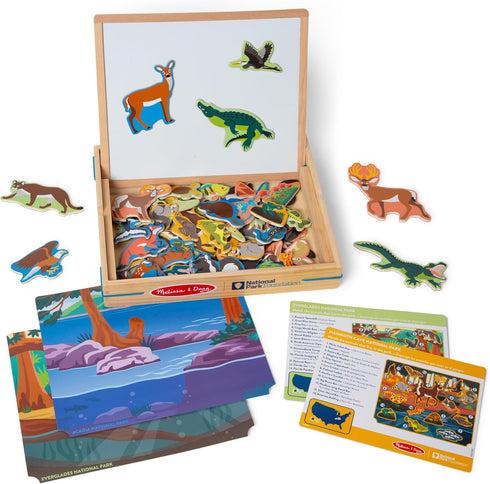 Melissa & Doug National Parks Wooden Picture Matching Magnetic Game - FSC Certified Educational Toy