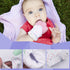 Giftty 3-12 Months(2 Baby Teething Mitten, Self-Soothing Teether Glove, Pain Relief Silicone Mitt, Double Breathable
