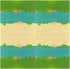 Feleph Classic Baseplate with River and Grassland Pattern, 10 x 10 Inches Base Plates for Building Blocks