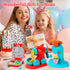 3 1 Sets 59 4-8, 3+ SOCBTNSO in Dough PCS for Kids Ages Dough Tools Kit with Ice Cream Noodle Hamburger Maker Machine