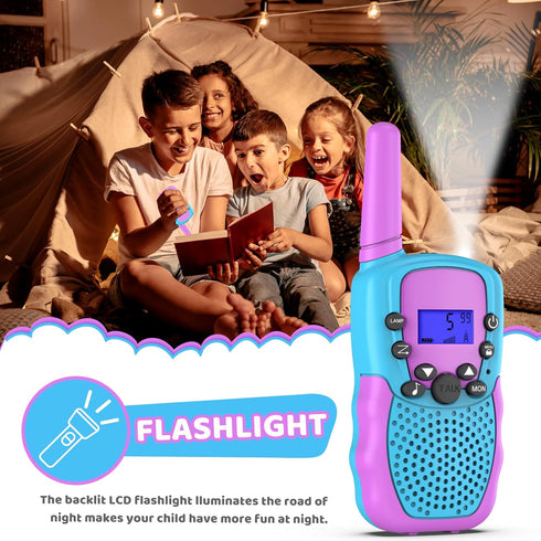 Selieve 3 Pack, 3-12 3 5-8 Walkie Talkies for Kids Toys for Year Old Boys or Girls, KM Range Indoor Outdoor Activity