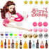 Mini Wine Bottles Cake Toppers with 12 Mini Wine Bottles, 5 Mini Wine Glasses, 21st Birthday Cake Topper