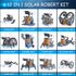 AESGOGO 12-in-1 Creation Solar Robot Kit, STEM Projects Science Experiments Toys for Kids Ages 8-12, Educational DIY