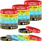 48 PCS Video Game Silicone Wristbands, Party Supplies for Kids Birthday with 6 Styles