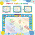 BlissfulBlend 3 4 5 6 7 8 Water Doodle Mat Kids Mess Free Coloring Doodle Mat Educational Toys for Years Old with Magic
