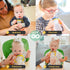 7oz 4+ (2pack) TalkTools Honey Bear Straw Cup with Handle, Soft Straw Trainer for Babies & Toddlers Months Easy-Grip