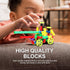 STEM Building Blocks Toy for Kids, Educational Toddler Preschool Brain Toy Kit for Ages 3-8, Creativity Materials