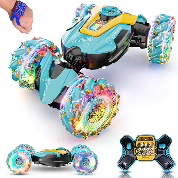 maxkes Gesture Sensing RC Stunt Car - Boys Toys Age 6-8-12, 4WD Hand