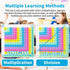12x12 4-12, Multiplication Chart Games for Kids: Fun & Easy Learning! Press & Learn Multiplication Table Toy, STEM Math