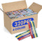 FUMILE 320 Count Crayons (80 Sets of 4 Colors), Non-Toxic Crayon Bulk