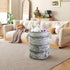 Mziart Large Unique Tree Stump Laundry Basket Bag, Collapsible Waterproof Hamper with Rope Handles, Stylish Storage Bin