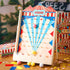 Fulmoon Disk Drop Game with 10 Disks, Classic Circus Theme, Fun Party Game Wood Board Game for Teens Adults, 15.7 x 10