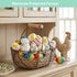 90PCS SallyFashion White Plastic Eggs, Paintable Easter Eggs for Painting, Easter Decorations, Basket Stuffers, Hen