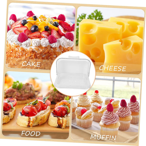 Countertop Toyvian Bottle Drying Box with Transparent Cover Milk Bottle Drainer and Storage Container for Tools