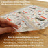 Suessie Disposable Placemats for Baby, 60 Count, Forest Animals