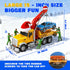 3 4 5 6 1:12 SMILESSKIDDO Toddler Boy Toys for Year Old - Large Friction Powered Tow Truck with Light & Sound, Sports