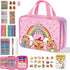 DreamyCandy 73PCS Capybara Washable Markers Set with Glitter Pencil Case,Art Supplies and Craft