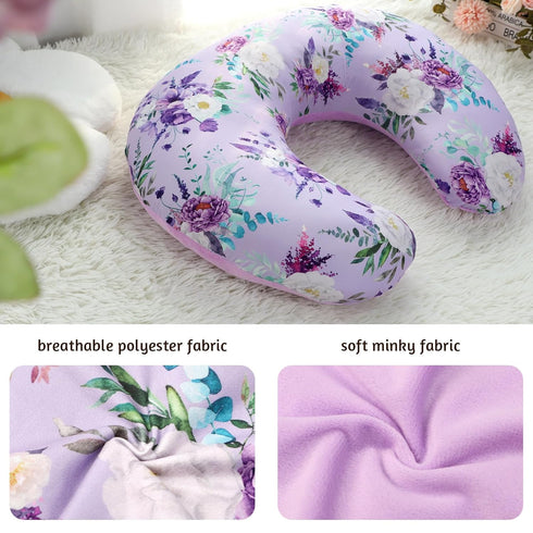 1 Pack, Nursing Pillow Cover Removable Nursing Pillow Cover for Breastfeeding Pillows, Super Soft Comfortable Slipcover