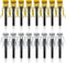 Sumind 36 Pieces Party Blower Noisemakers, Gold and Silver Musical Blowouts for Birthday Supplies