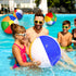 Honoson 30 Pieces 20 Inch Inflatable Beach Balls - Large Blow Up Pool Game Toys for Summer Swimming Parties