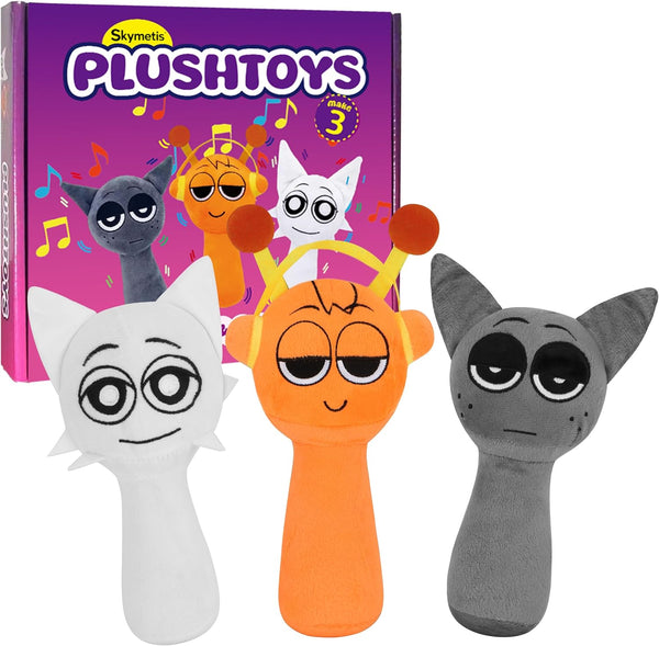 Skymetis Sprunky Plush Toy - Birthday Party Stuffed Animal, Orange Play Plush Toy