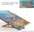 1000 Becko US Jigsaw Puzzle Board Portable Puzzle Mat for Puzzles Storage Saver, Non-Slip Surface, Up to Pieces (Gray)