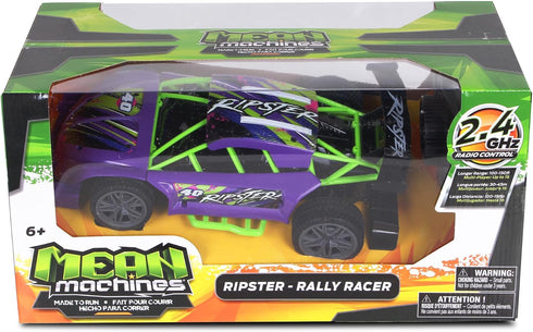Mean Machines 2.4GHz RC Ripster Rally Racer - Rear Wheel Drive for Drifting Mastery, Colors Will Vary