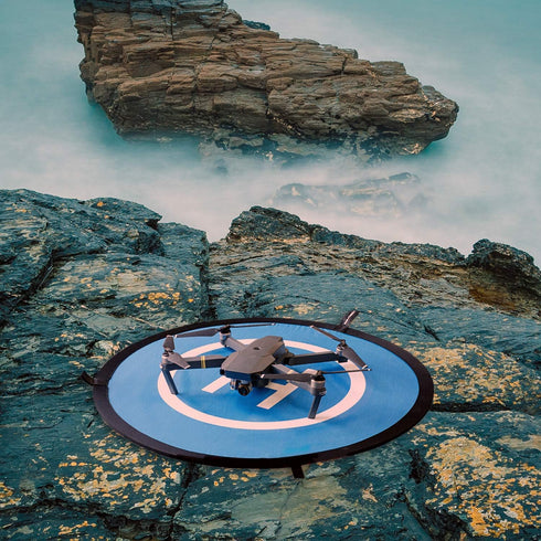30"/75cm Waterproof Drone Landing Pad, Portable Foldable Helipad for DJI Mavic Pro Phantom 2/3/4, RC Drones