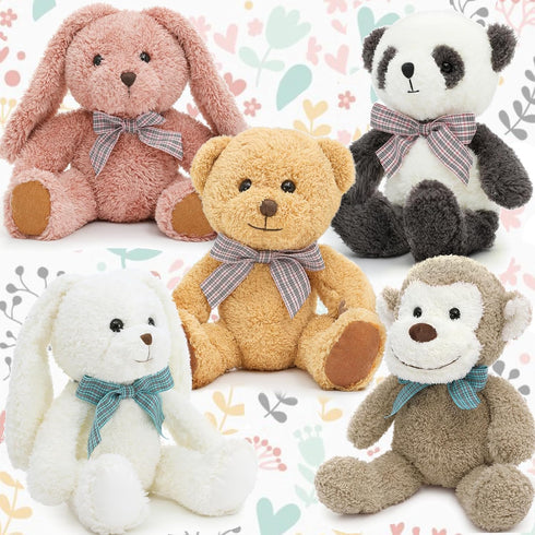 MaoGoLan 13 inch Stuffed Animals Bulk Plush Set Toys Bundle Party Favors