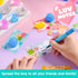 36 Packs JOYIN Valentines Day Gift Cards with Glitter Mochi Squishy Toys, Stress Relief Fidget Toys, Critter Mochi