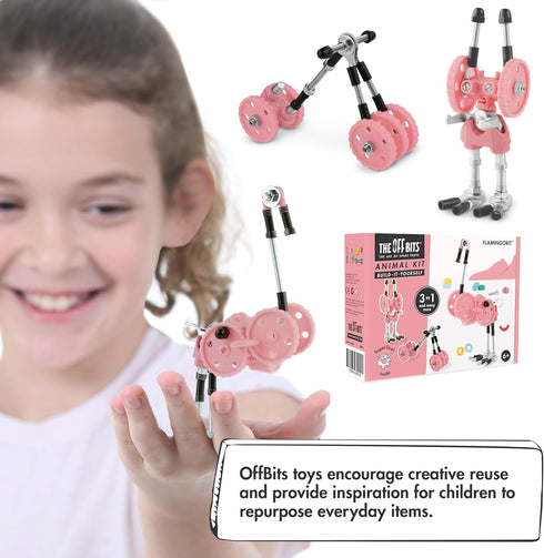 Stem Building Toys, Educational Build Your Own Robot Toy for Kids Age 6-9+, Animal Engineering Kit, Construction Gift