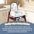100% BALAPET Resuable Waterproof High Chair Cover with Back Support for Restaurant, Baby Chair Protector Cover