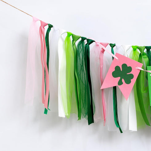 1st Lucky One High Chair Banner - St. Patrick's Day First Birthday Party Decorations,Clover Irish Birthday Party