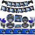 Gamer Birthday Decoration Kit - Video Game Party Supplies for Boys, Includes HAPPY BIRTHDAY Banner, Plates, Cups,