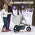 Salcod Stroller Rain Cover Compatible with BOB Gear Duallie Strollers, Weatherproof, Protect from Rain Sun Dust(Jogger