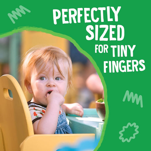 8 0.32 (Pack 4) Earth's Best Organic Melty Hoops, Bite-Sized Snacks for Babies Months and Up, Spring Veggie, Ounce