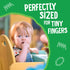 8 0.32 (Pack 4) Earth's Best Organic Melty Hoops, Bite-Sized Snacks for Babies Months and Up, Spring Veggie, Ounce