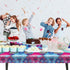 3pcs Video Game Tablecloth, Game Theme Birthday Decorations, Rectangular Plastic Table Covers for Kids