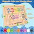 Magnetic Color & Number Maze, Montessori Counting Matching Toys, Wooden Magnet Maze Board Game Toys, Toddler Fine Motor Skills Toys for Boys Girls 3 4 5 Years Old Preschool Learning Activities