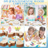 Blueweenly 96 Pack Jesus Wood Religious Craft Kit Magnets Vacation Bible Sunday School DIY Coloring Wooden Religious