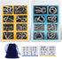 Metal Wire Puzzle 16-Piece Set with Pouch – IQ Test Brain Teaser Fidget Toy for Kids & Adults